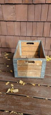 Vintage Wooden Lucerne Box