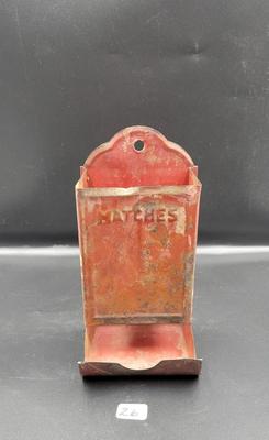 Vintage Match Stick Holder