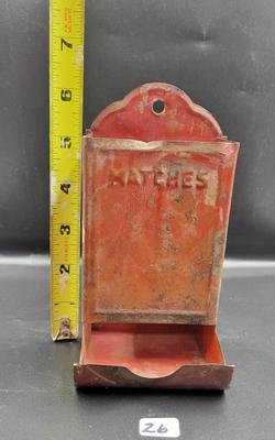 Vintage Match Stick Holder