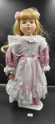 Brinn's Flower Girl  Porcelain Doll # 2