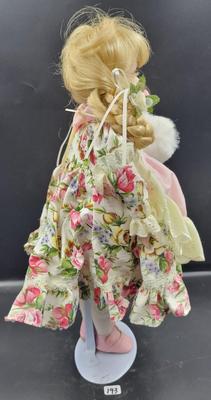 Brinn's Girl witih Cat Porcelain Doll