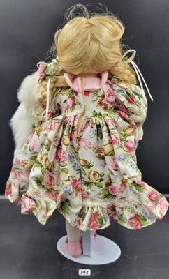 Brinn's Girl witih Cat Porcelain Doll