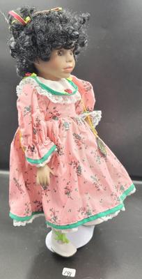 Brinn's Porcelain Doll With Certificate