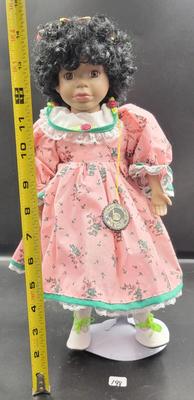 Brinn's Porcelain Doll With Certificate