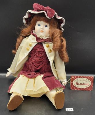 Brinn's ROSALIND Porcelain Doll No Stand