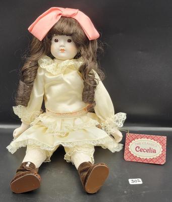 CECELIA Porcelain Doll