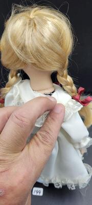 Brinn's Porcelain Doll with Stand
