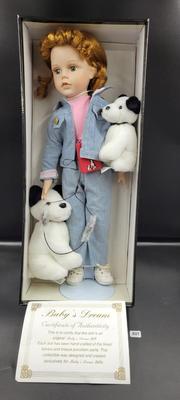 Brinn's A Girls Dream Porcelaiin Doll In Box