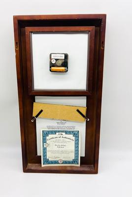 BRADFORD EXCHANGE ELVIS Clock with COA