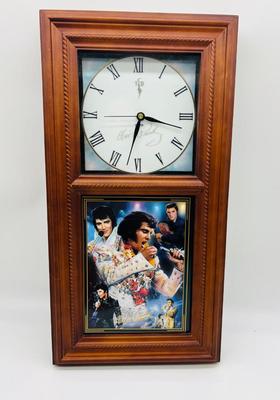 BRADFORD EXCHANGE ELVIS Clock with COA