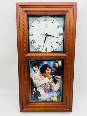 BRADFORD EXCHANGE ELVIS Clock with COA