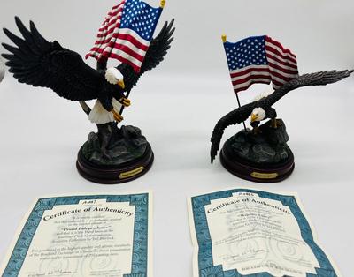 NEW BRADFORD EXCHANGE â€œProud Independenceâ€ & â€œMajestic Glory with COA