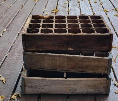 Lot of Wooden Crates