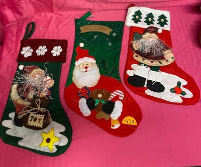 Trio of Santaâ€™s