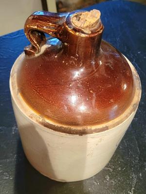 Antique Stoneware Whiskey Jug