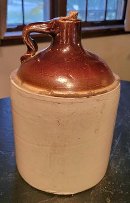 Antique Stoneware Whiskey Jug