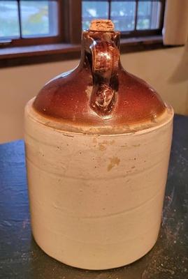 Antique Stoneware Whiskey Jug