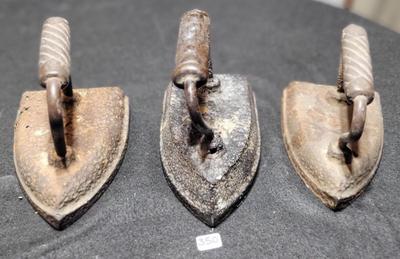 3 Pc Antique Irons