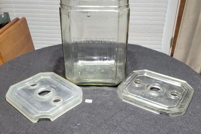 Antique Delco Lite Battery Waterer With Lids