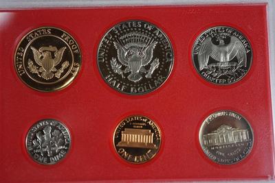 1980,1981,1982 PROOF SETS IN PLASTIC CASE