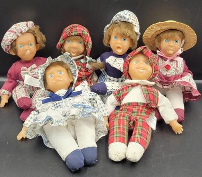 Lot of 6 Toy Dolls