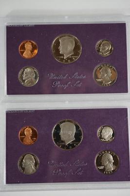 US MINT SETS TWO. 1984 AND 1985 - S MINT