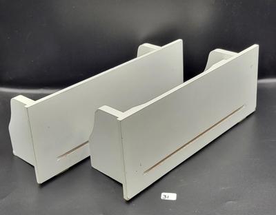 White Display Shelves