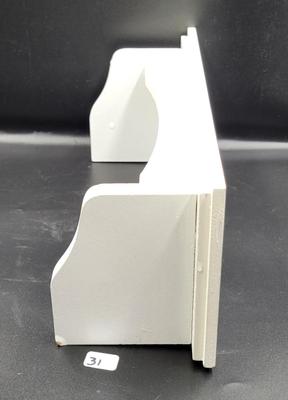 White Display Shelves