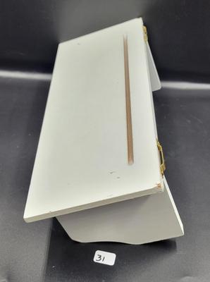White Display Shelves