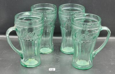Green Glass Coca Cola