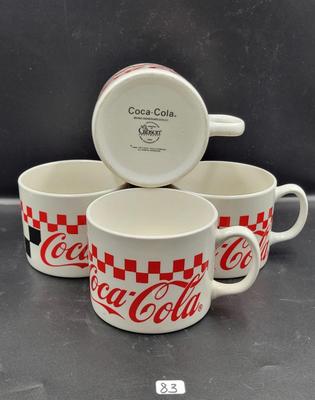 4 Pc CocaCola Mugs