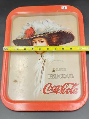 CocaCola Ad Tin Tray