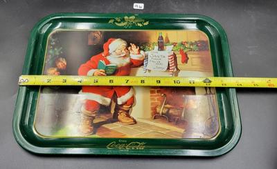 CocaCola Santa Collectors Tray