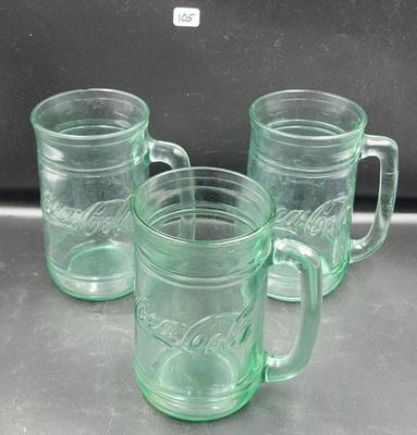 3 CocaCola Mug Lot