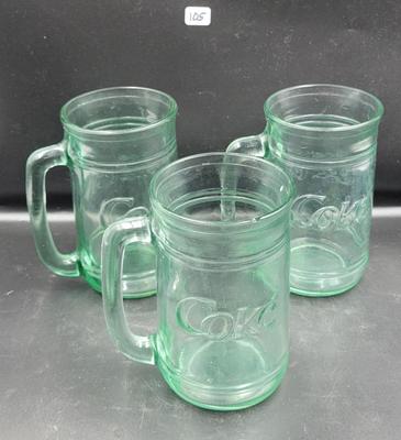 3 CocaCola Mug Lot