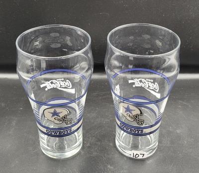 Dallas Cowboys CocaCola Glasses