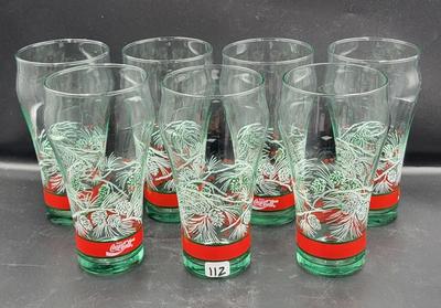 7 Pc Holiday CocaCola Drinkware