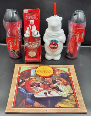CocaCola Calendar & Drinkware
