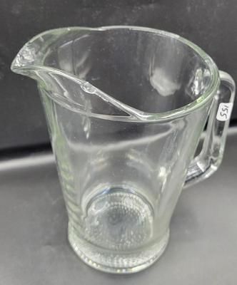 Heavy Glass Pitcher