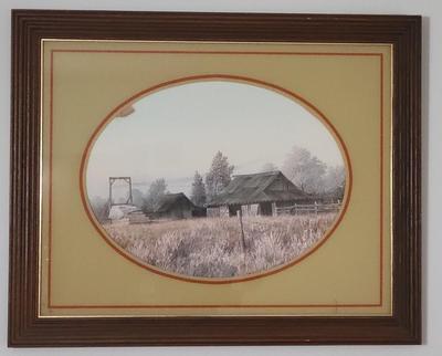 Bales of Hay Framed Print