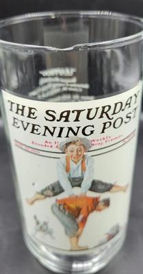 Saturday Evening Post Drinking Glasses