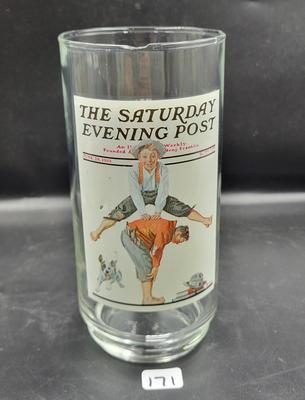 Saturday Evening Post Drinking Glasses