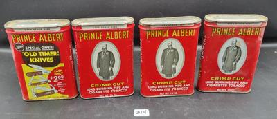 Vintage Prince Albert Tobacco Tins