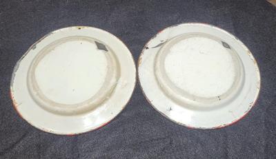 Vintage Enameled Plates
