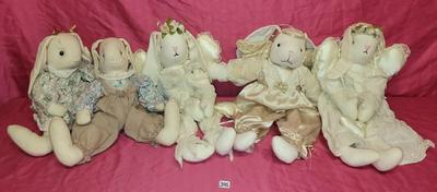 Easter Bunny Doll Lot
