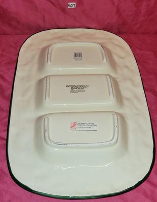International Bazaar Partitioned Serving Tray