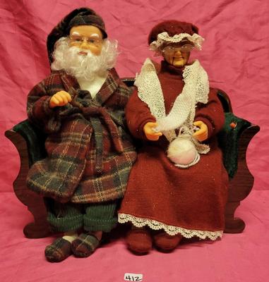 Mr & Mrs Claus Musical Decor