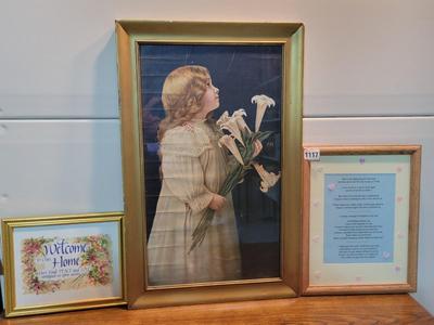 3 Pc Framed Decor