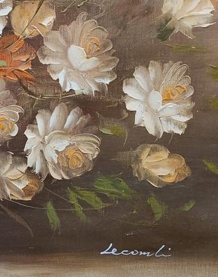 Signed Lacomli Canvas Painting