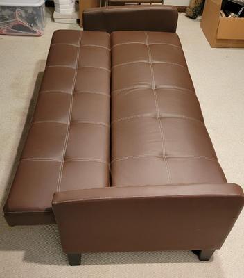 Brown Futon Sofa